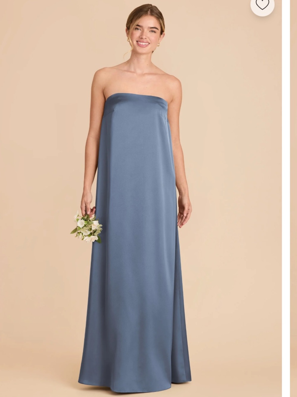 Birdy Grey Ava Dress French Blue Matte Satin